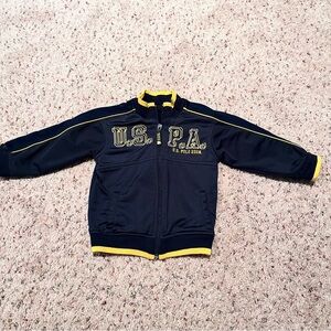 U.S. Polo Assn. Navy and Yellow Kids Jacket
